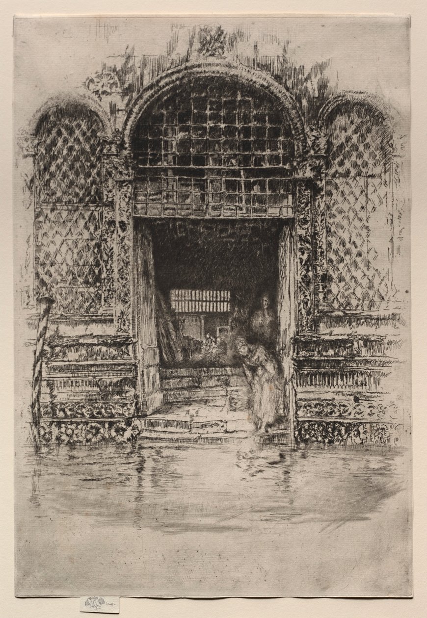 Kapı, 1880. by James Abbott McNeill Whistler
