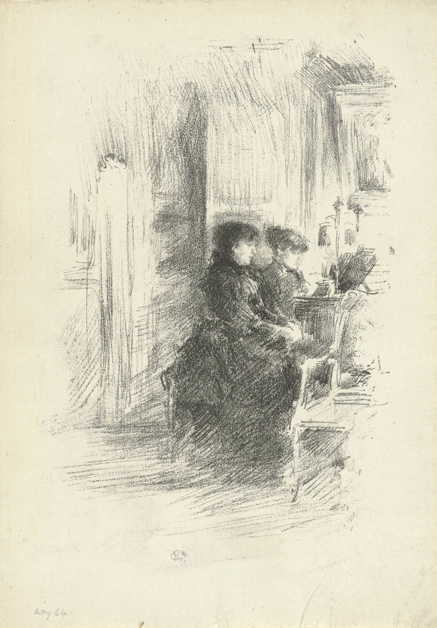 düet by James Abbott McNeill Whistler