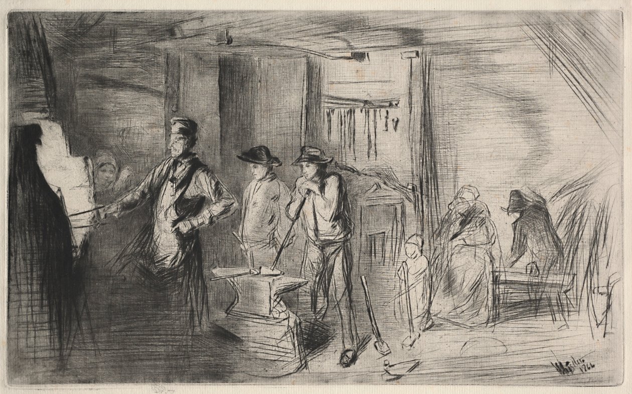 Demirhane, 1862. by James Abbott McNeill Whistler