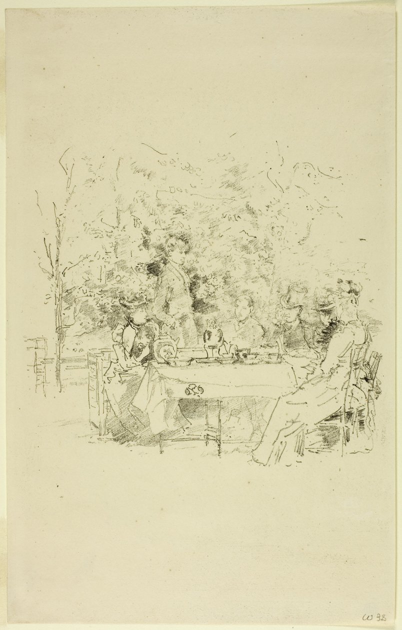 Bahçe, 1891 by James Abbott McNeill Whistler