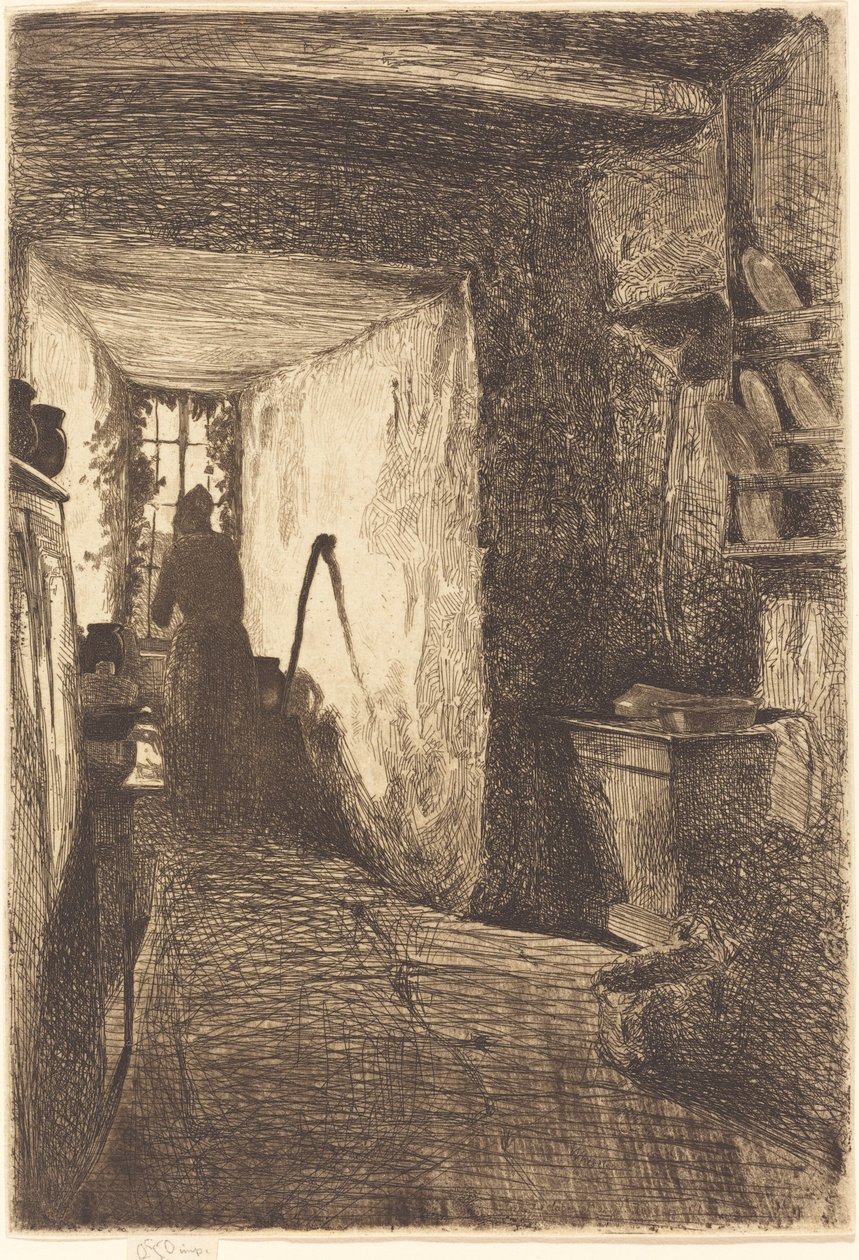 Mutfak, 1858. by James Abbott McNeill Whistler