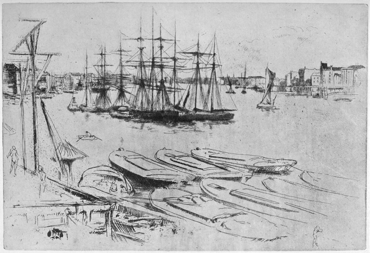 Büyük Havuz, 1879 1904. by James Abbott McNeill Whistler