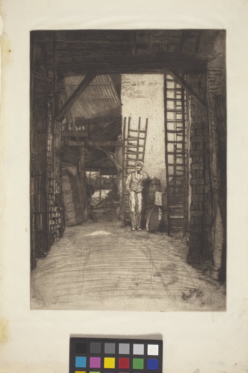 Kireç Yakıcı (aşındırma ve kuru nokta) by James Abbott McNeill Whistler