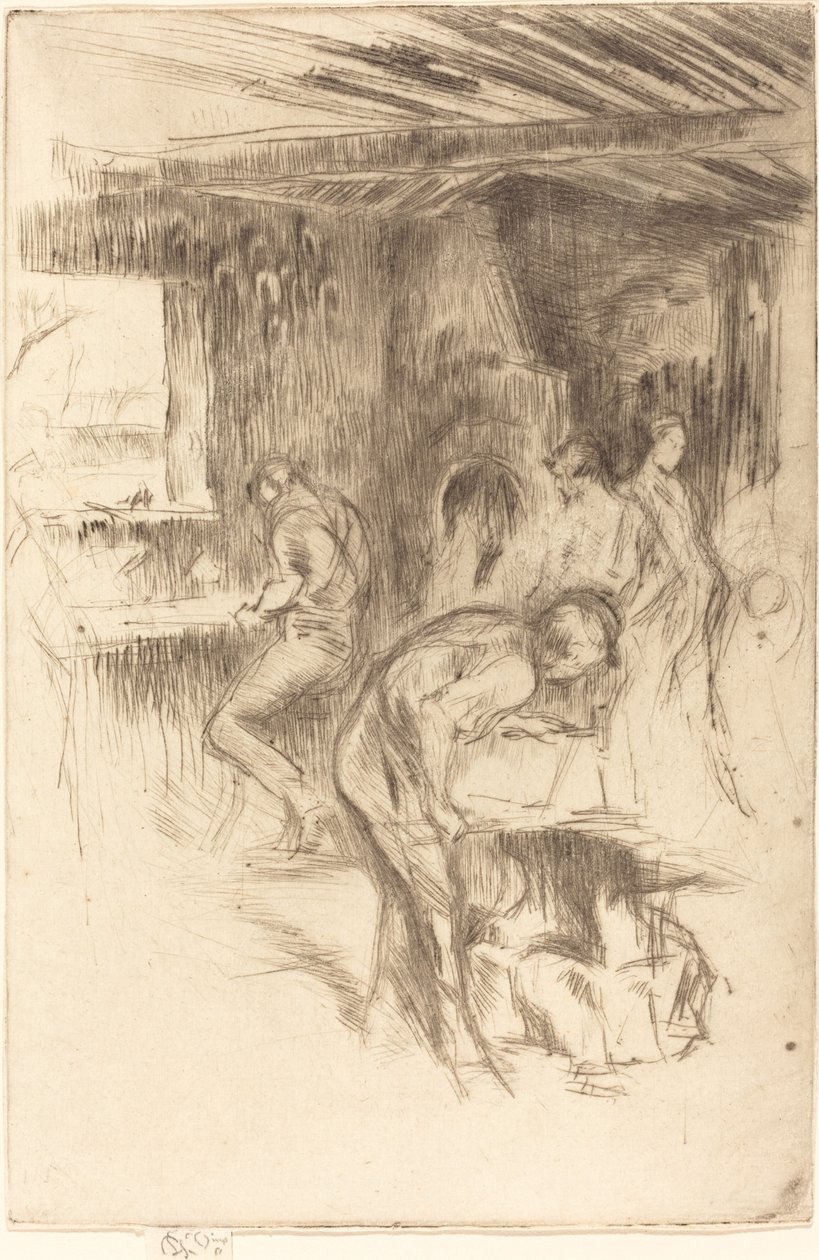 Küçük Demirhane, 1875. by James Abbott McNeill Whistler