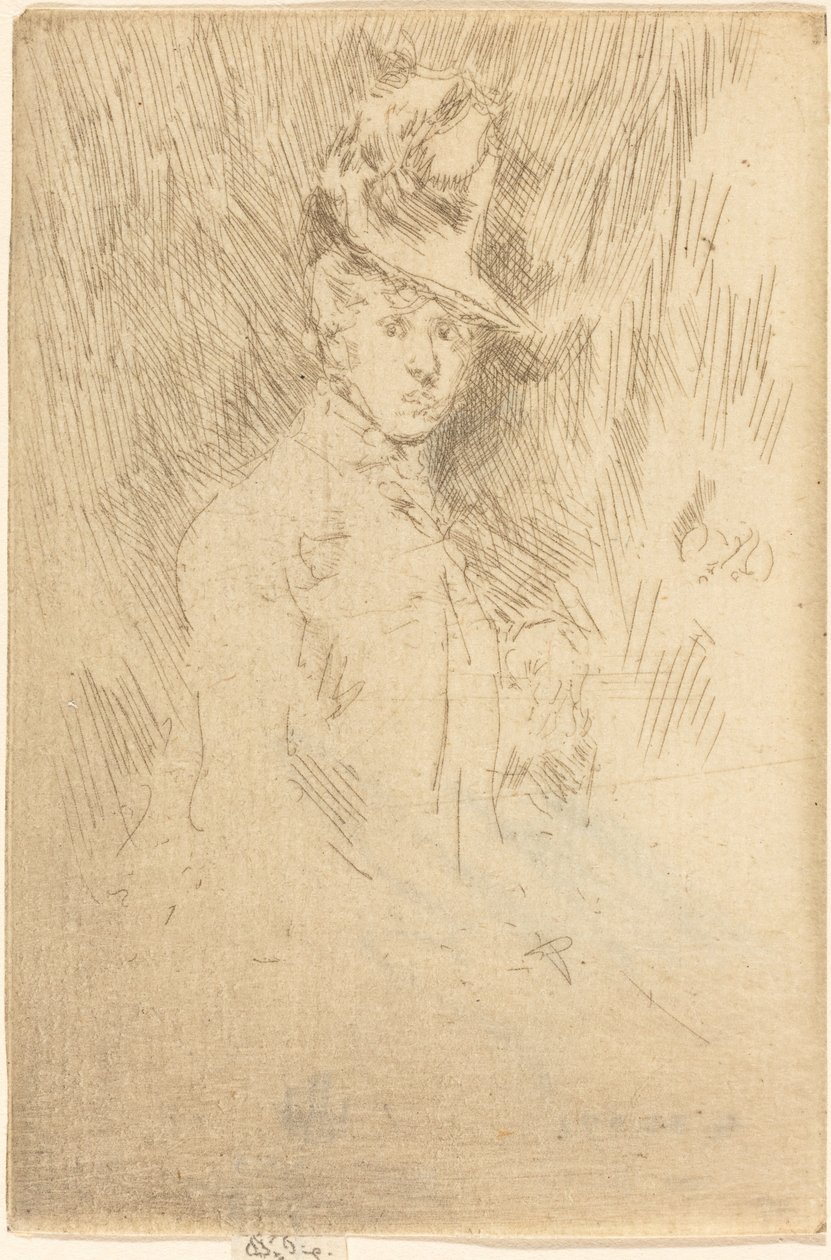 Küçük Şapka. by James Abbott McNeill Whistler
