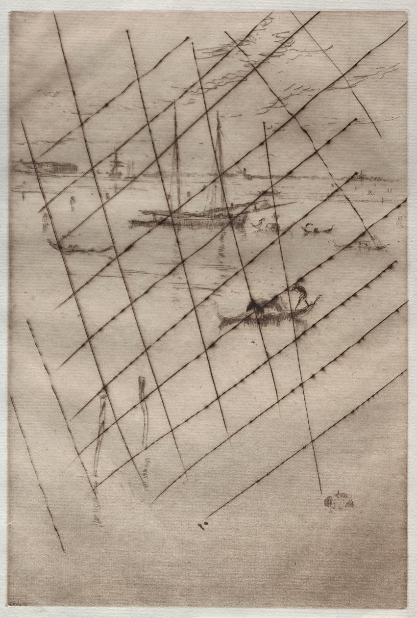 Küçük Göl, 1880. by James Abbott McNeill Whistler