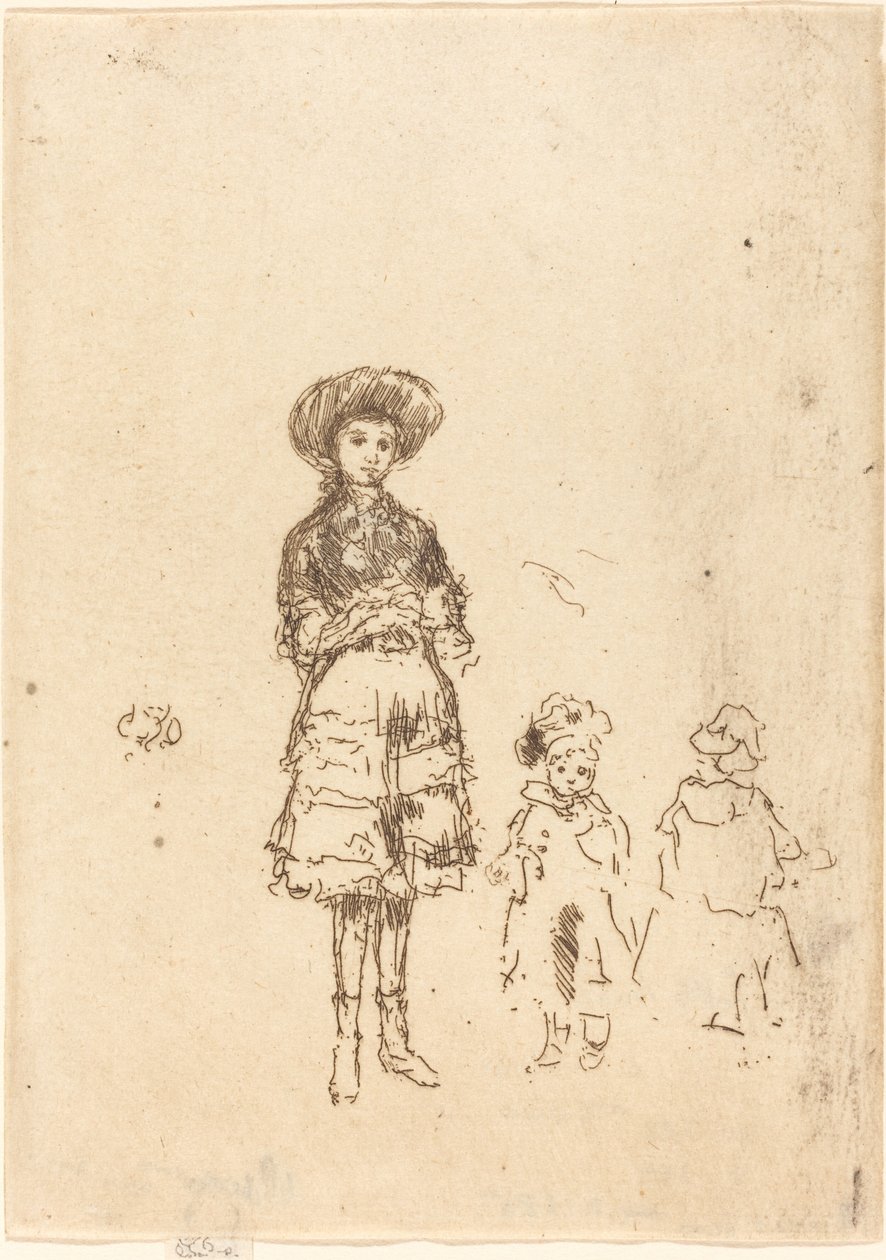 Küçük Hemşire, c. 18861888. by James Abbott McNeill Whistler