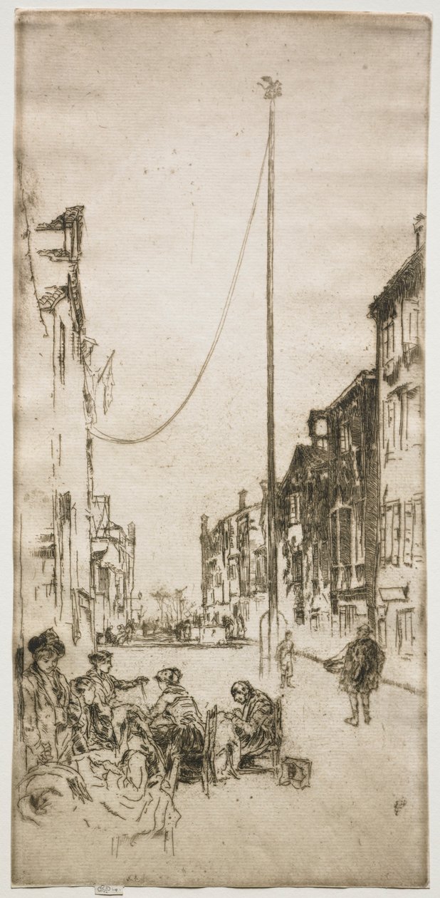 Direk, 1880. by James Abbott McNeill Whistler