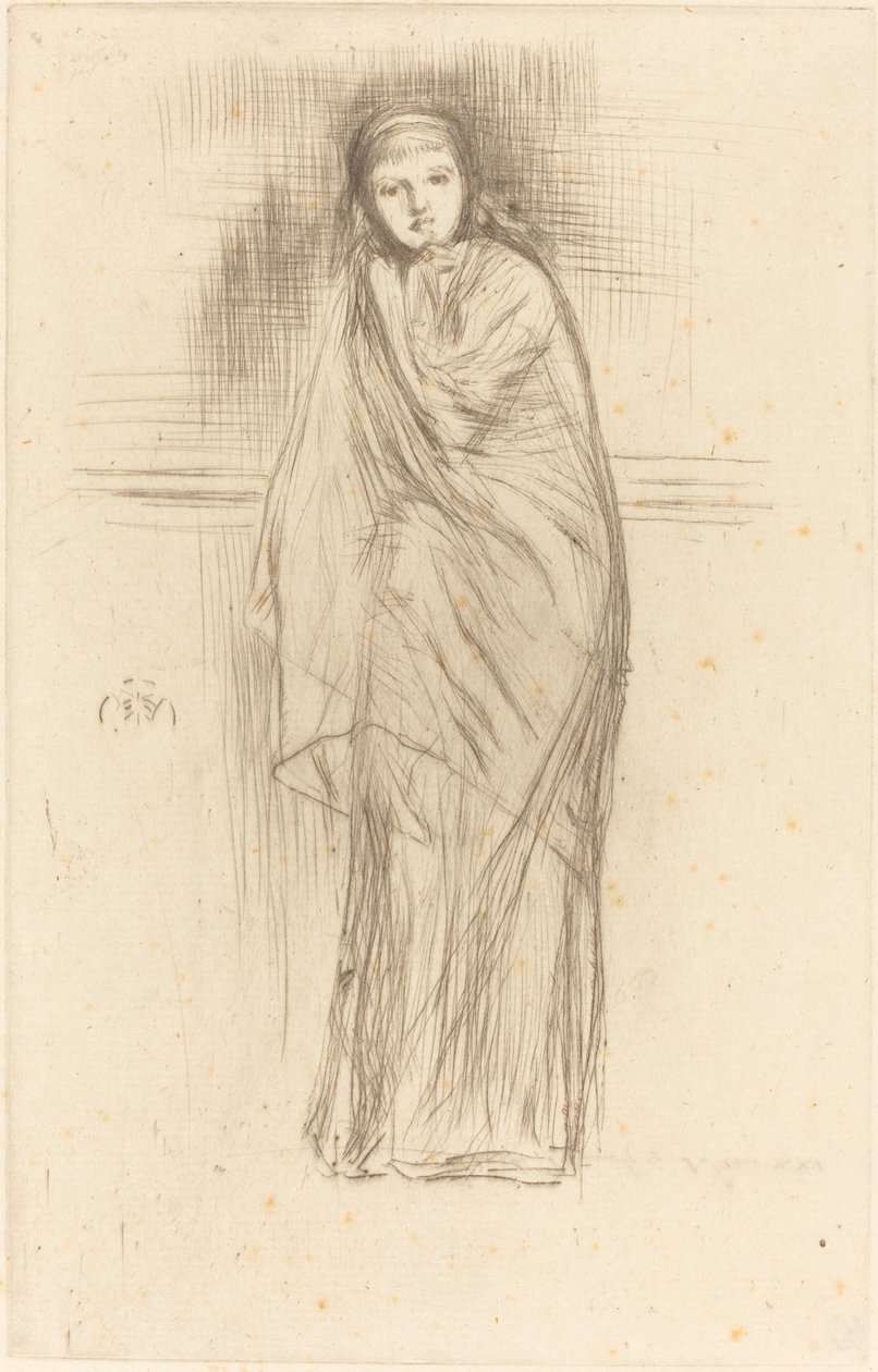 Dinlenme Modeli, 1870. by James Abbott McNeill Whistler