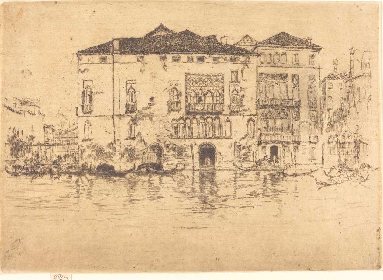 Saraylar, 1880. by James Abbott McNeill Whistler