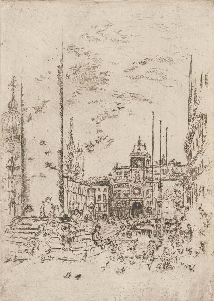 Piazzetta, 1879-1880. by James Abbott McNeill Whistler