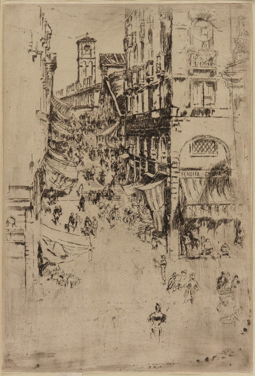 Rialto, 1879-1880. by James Abbott McNeill Whistler