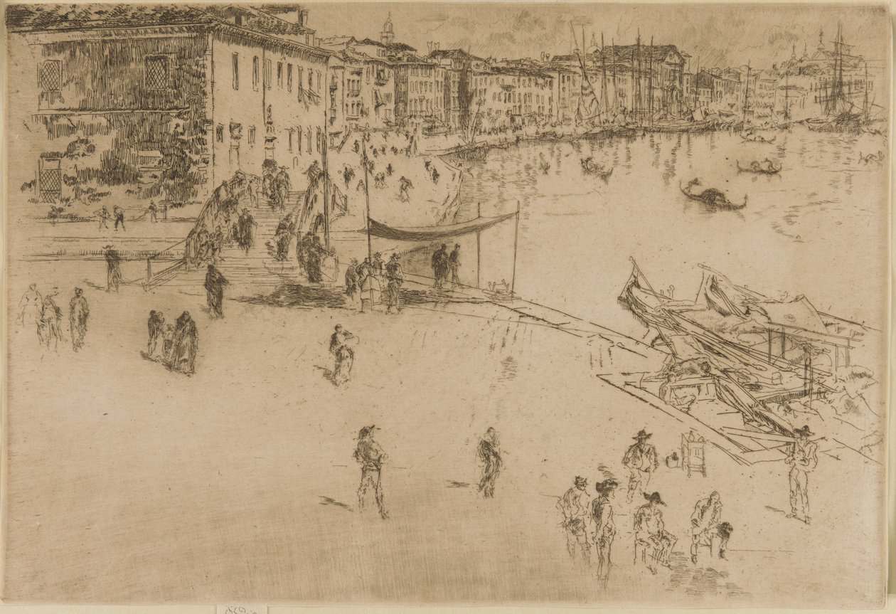Riva, No. 2, 1879-1880. by James Abbott McNeill Whistler