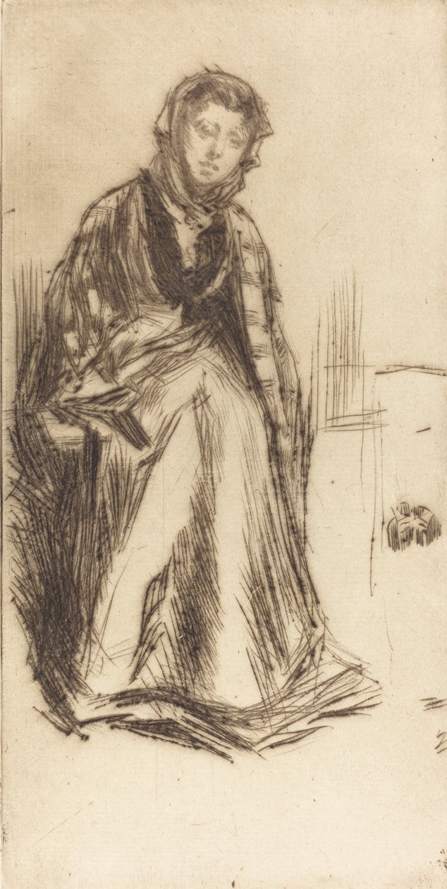 İskoç Dul, 1875. by James Abbott McNeill Whistler