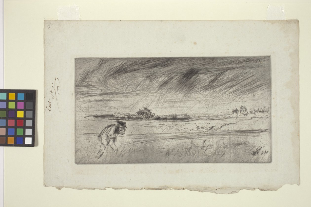 Fırtına (kuru nokta) by James Abbott McNeill Whistler