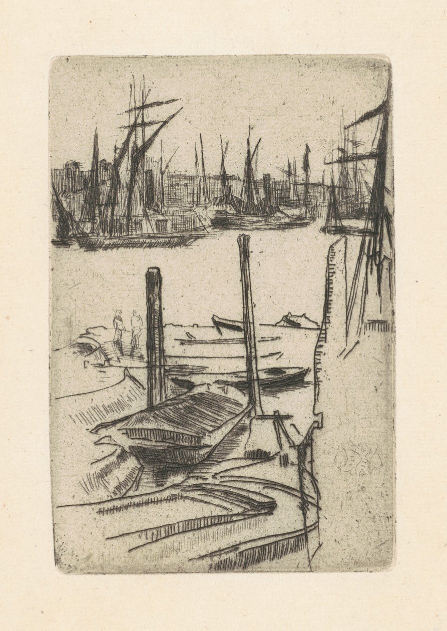 Küçük Havuz, 18761878. by James Abbott McNeill Whistler