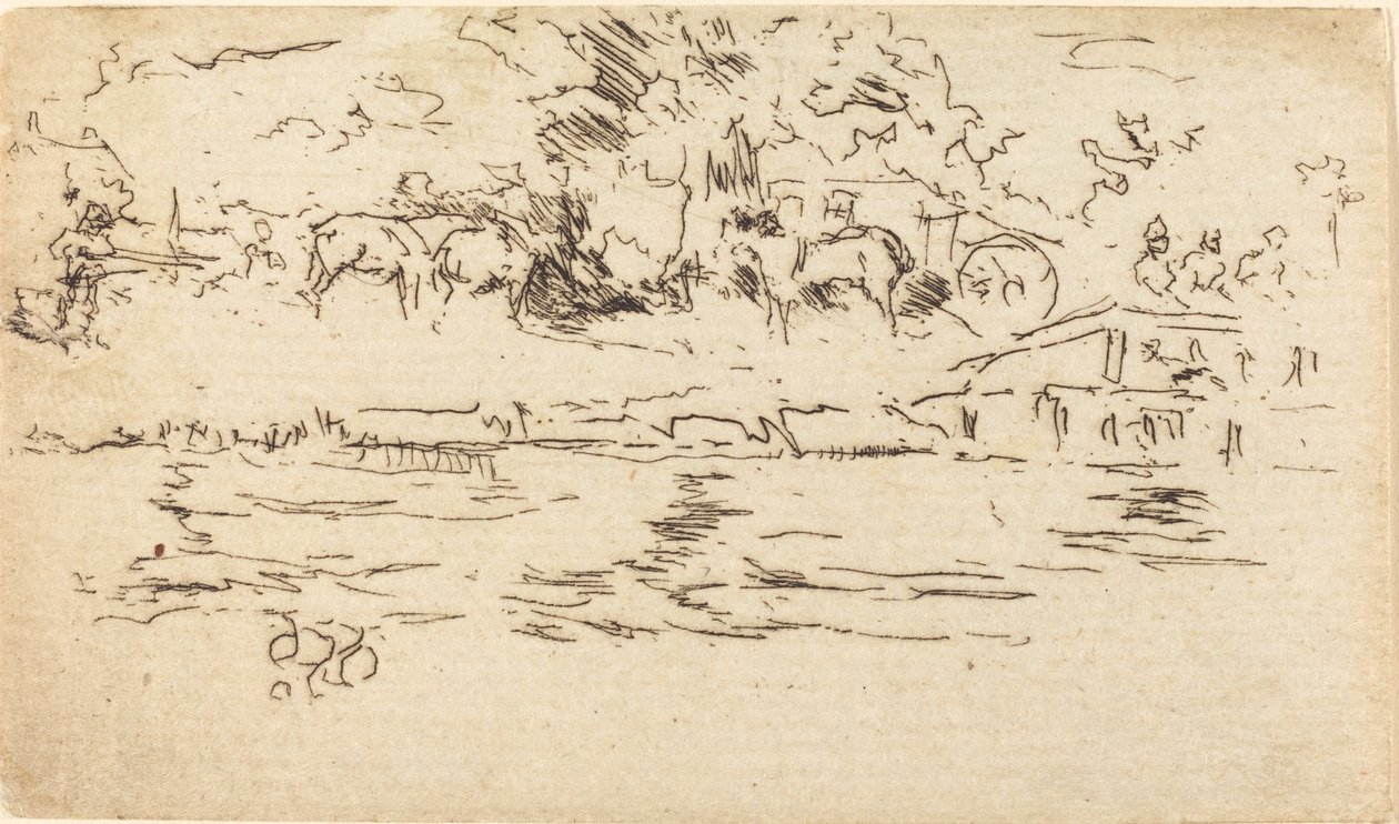 Çekme Yolu. by James Abbott McNeill Whistler