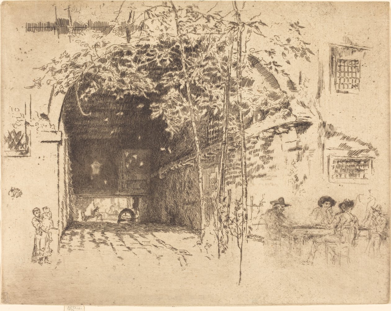 Feribot, No.II, 18791880. by James Abbott McNeill Whistler
