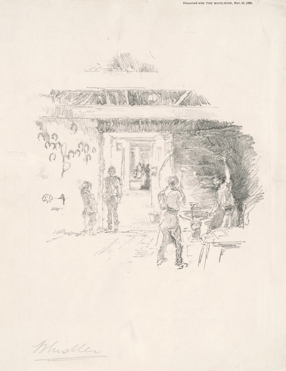 Tiresmith, 1890. by James Abbott McNeill Whistler