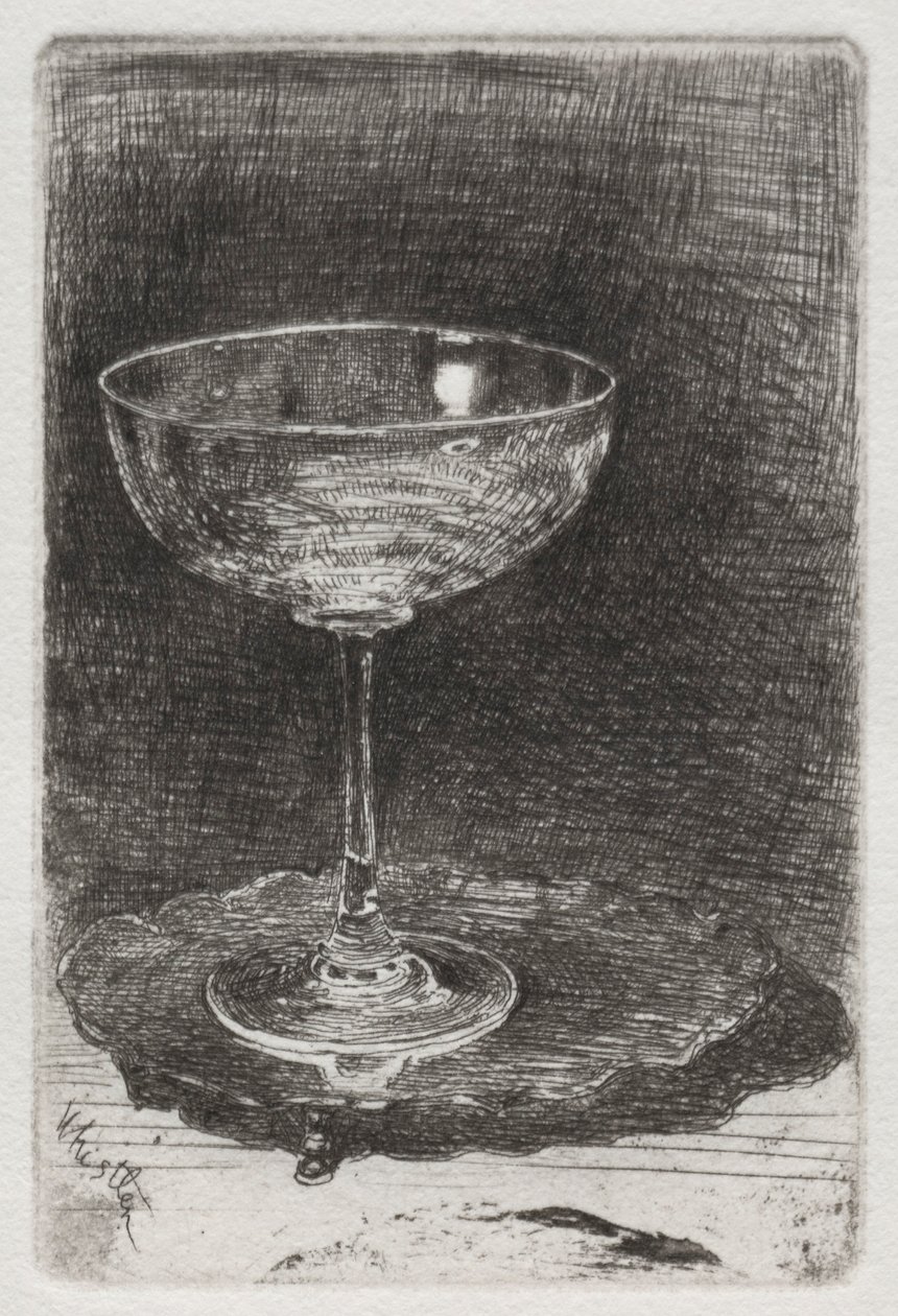 Şarap Kadehi, 1858. by James Abbott McNeill Whistler