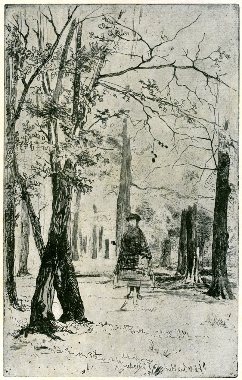 Ahşap, 19. yüzyıl 1904. by James Abbott McNeill Whistler