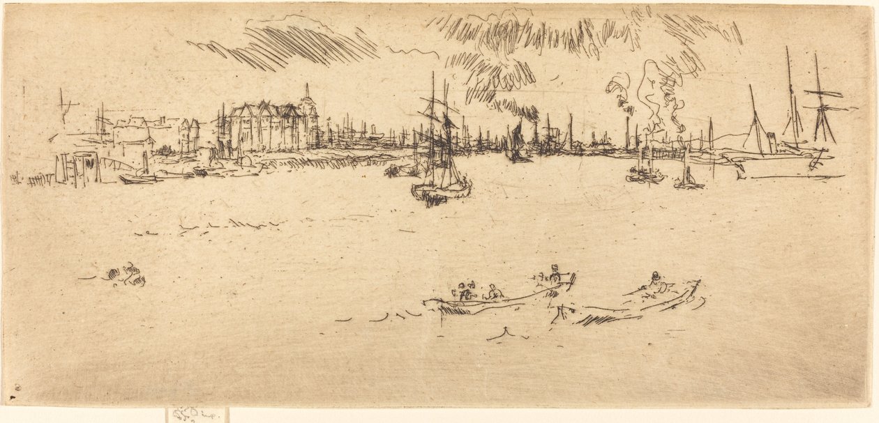 Tilbury, 1887. by James Abbott McNeill Whistler