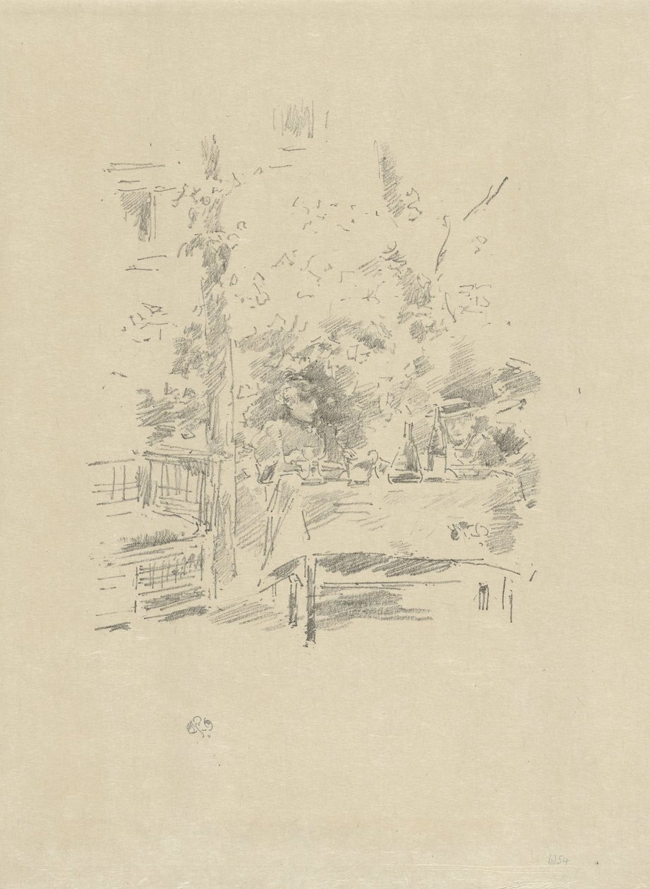 Bahçede baş başa by James Abbott McNeill Whistler