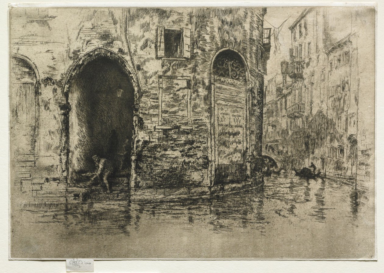 İki Kapı, 1880. by James Abbott McNeill Whistler