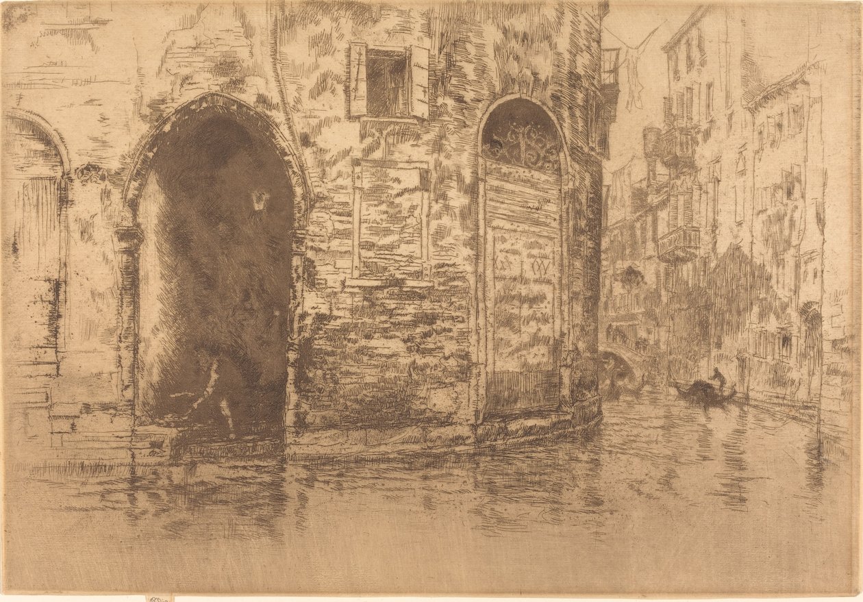 İki Kapı, c. 18791880. by James Abbott McNeill Whistler