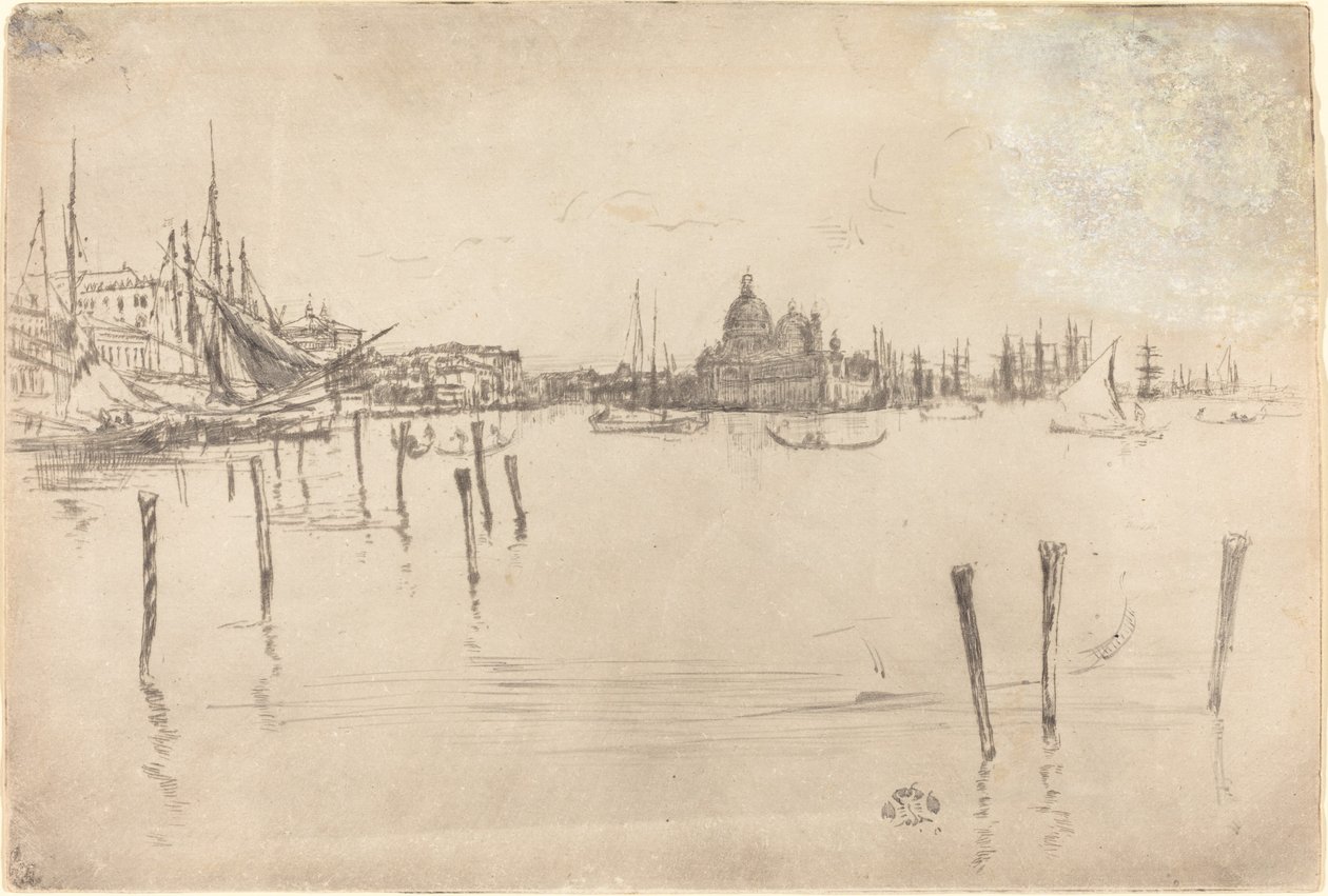 Venedik, 18791880. by James Abbott McNeill Whistler