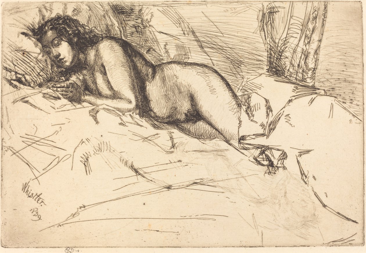 Venüs, 1859. by James Abbott McNeill Whistler
