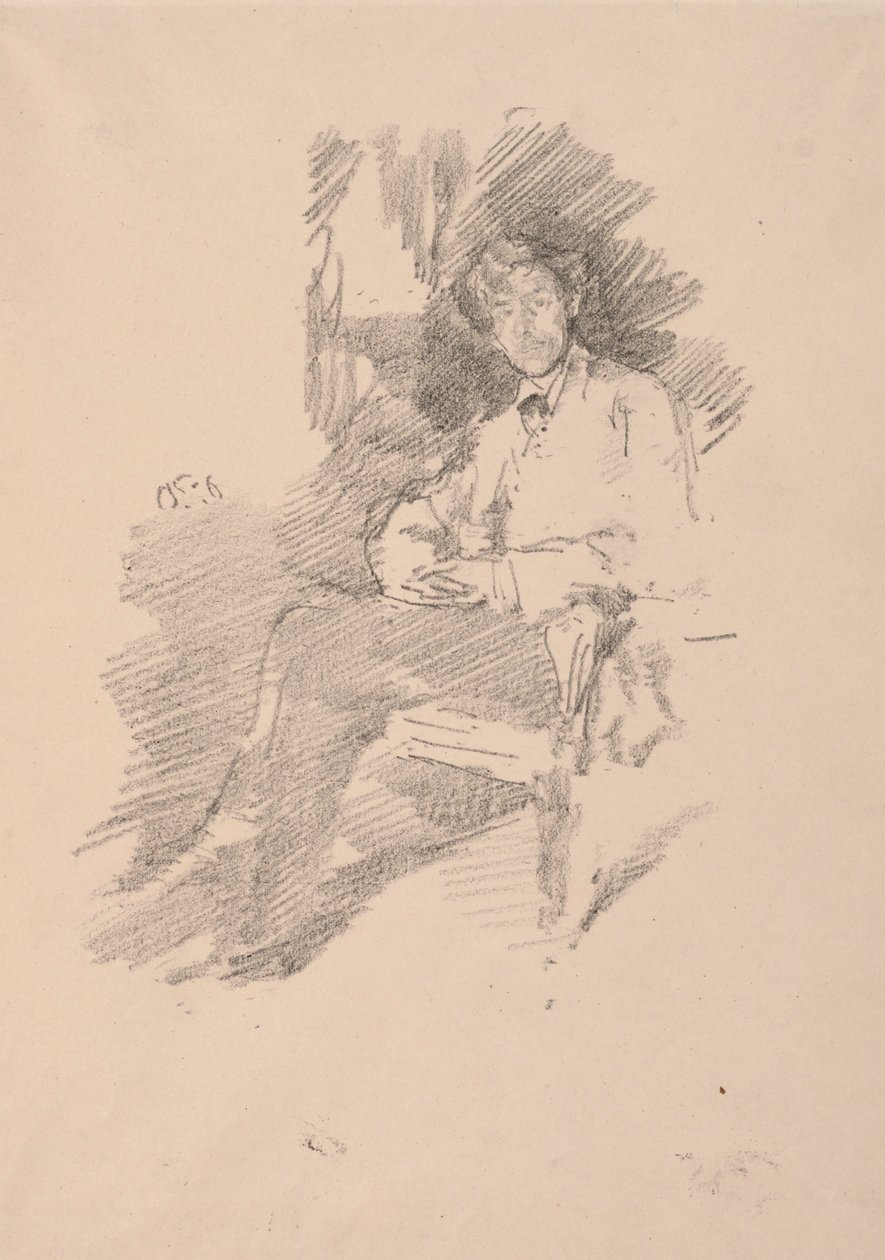 Walter Sickert, 1895. by James Abbott McNeill Whistler