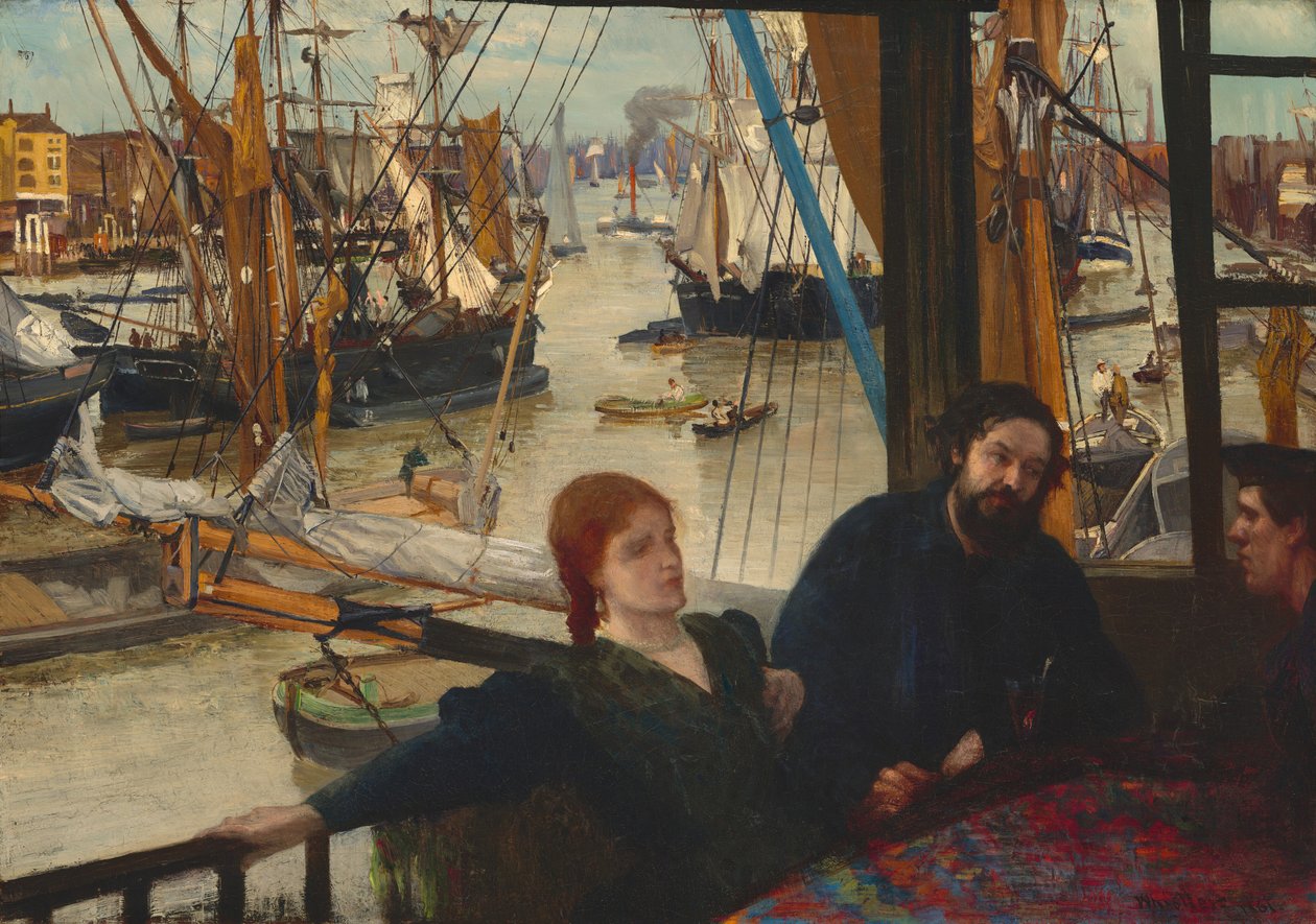 Wapping, 1860-1864. by James Abbott McNeill Whistler