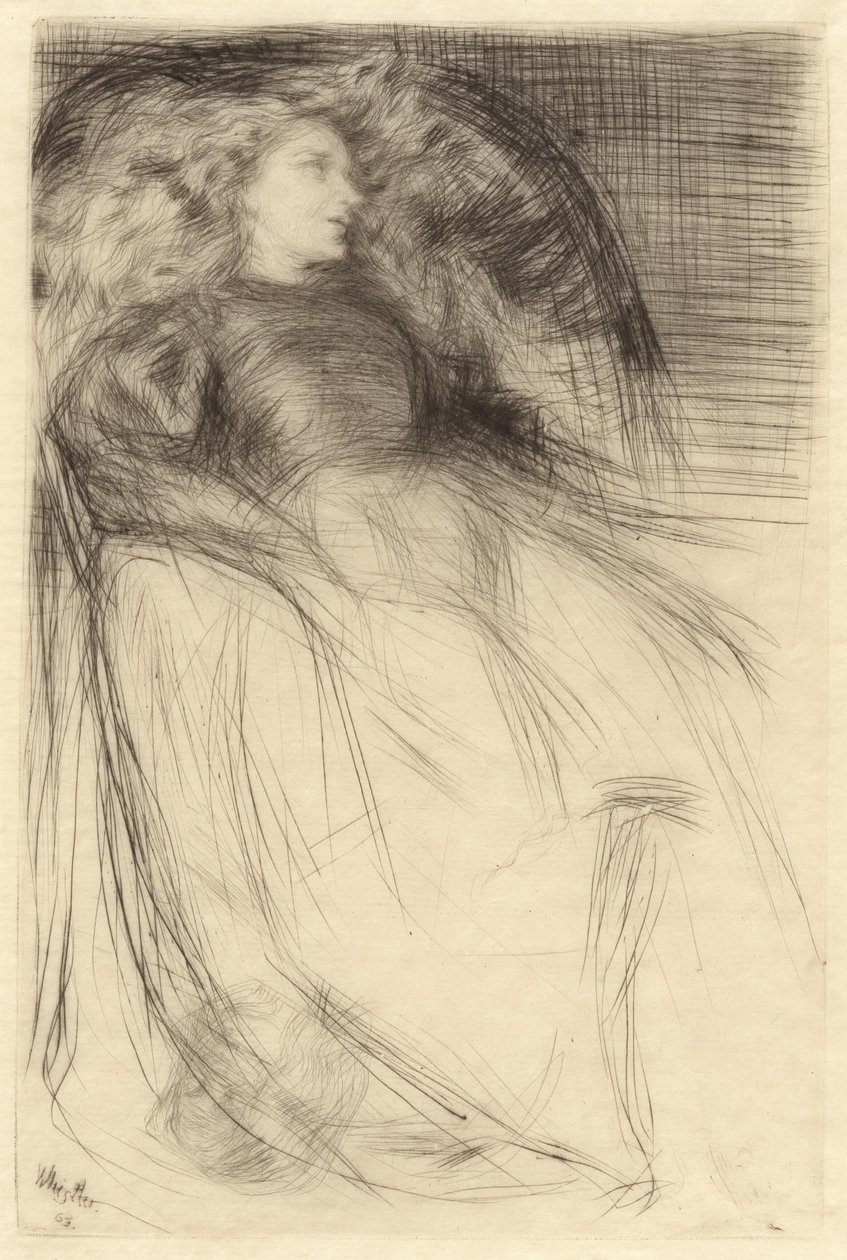 Yorgun, 1863. by James Abbott McNeill Whistler