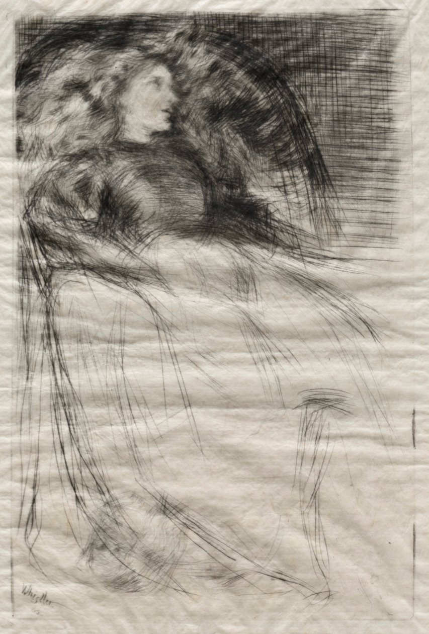 Yorgun, 1863. by James Abbott McNeill Whistler