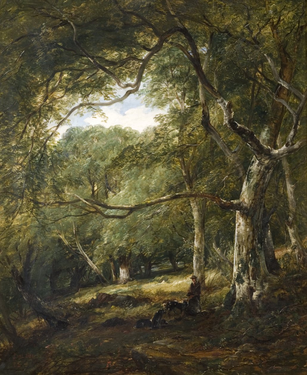 Woodland'daki Figürler by James B. Dalziel