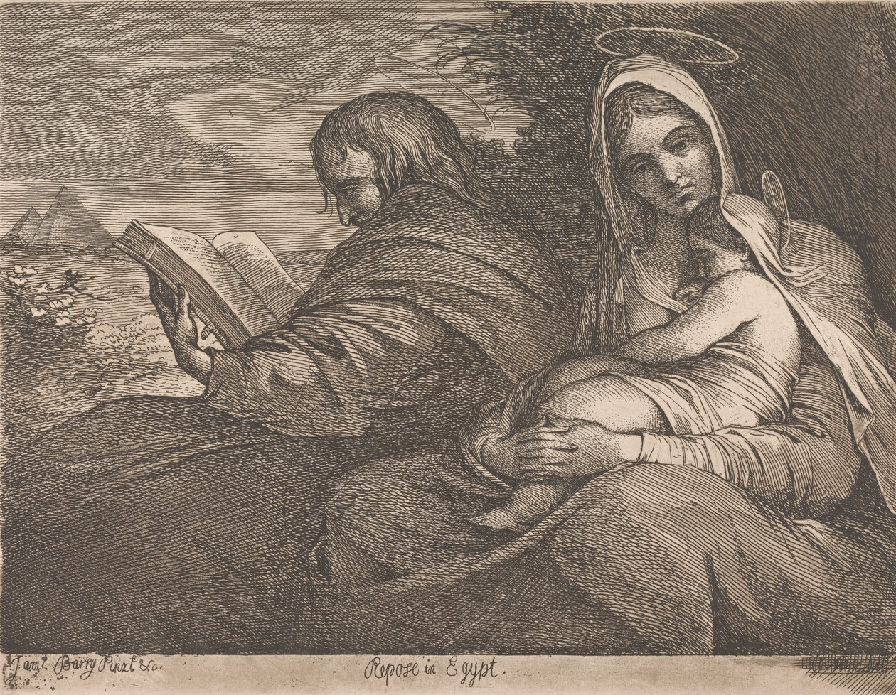 Mısır'da dinlenmek by James Barry