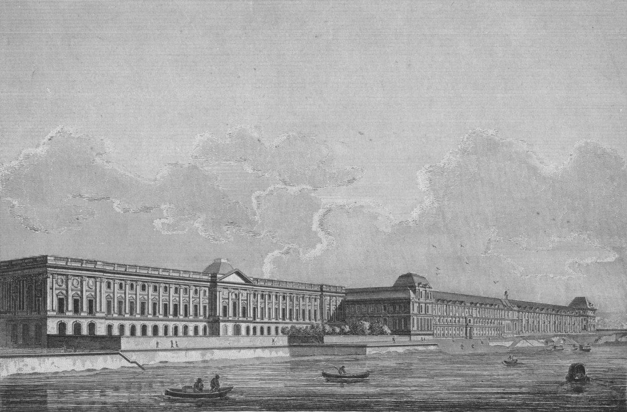 Louvre, 18. yüzyıl. by James Basire I