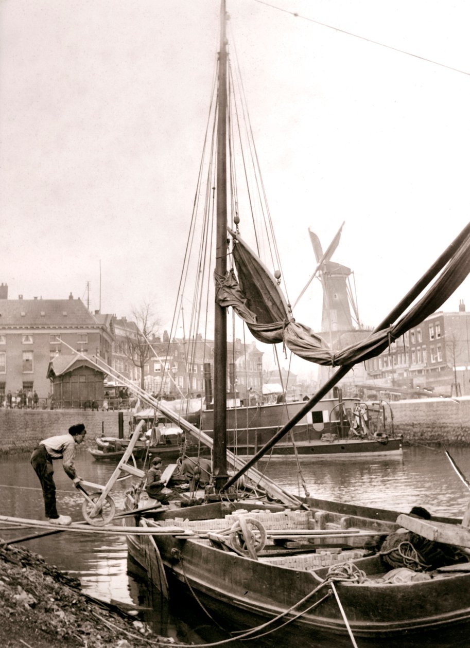 Kanal teknesi, Rotterdam, 1898. by James Batkin