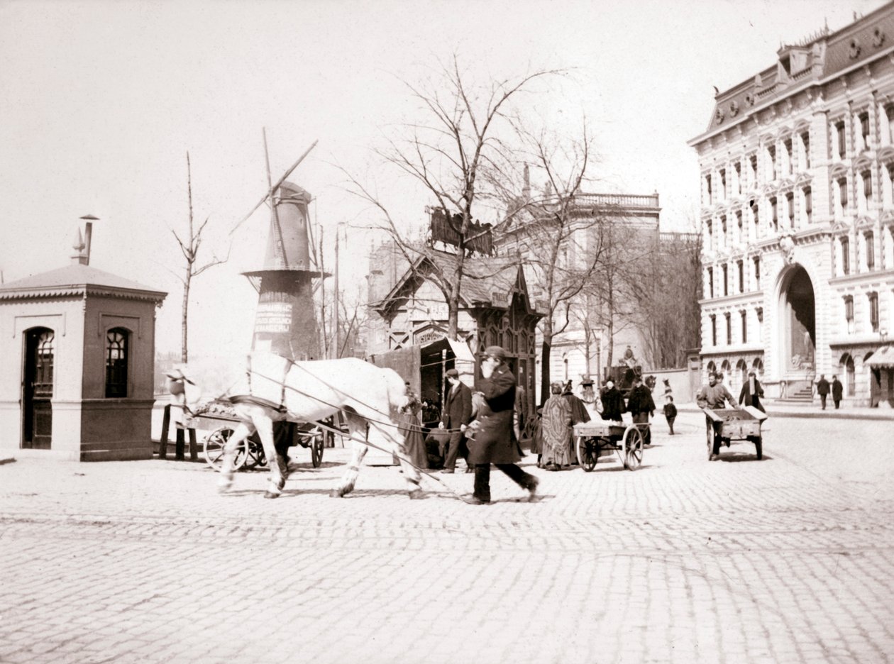 Atlı adam, Rotterdam, 1898. by James Batkin