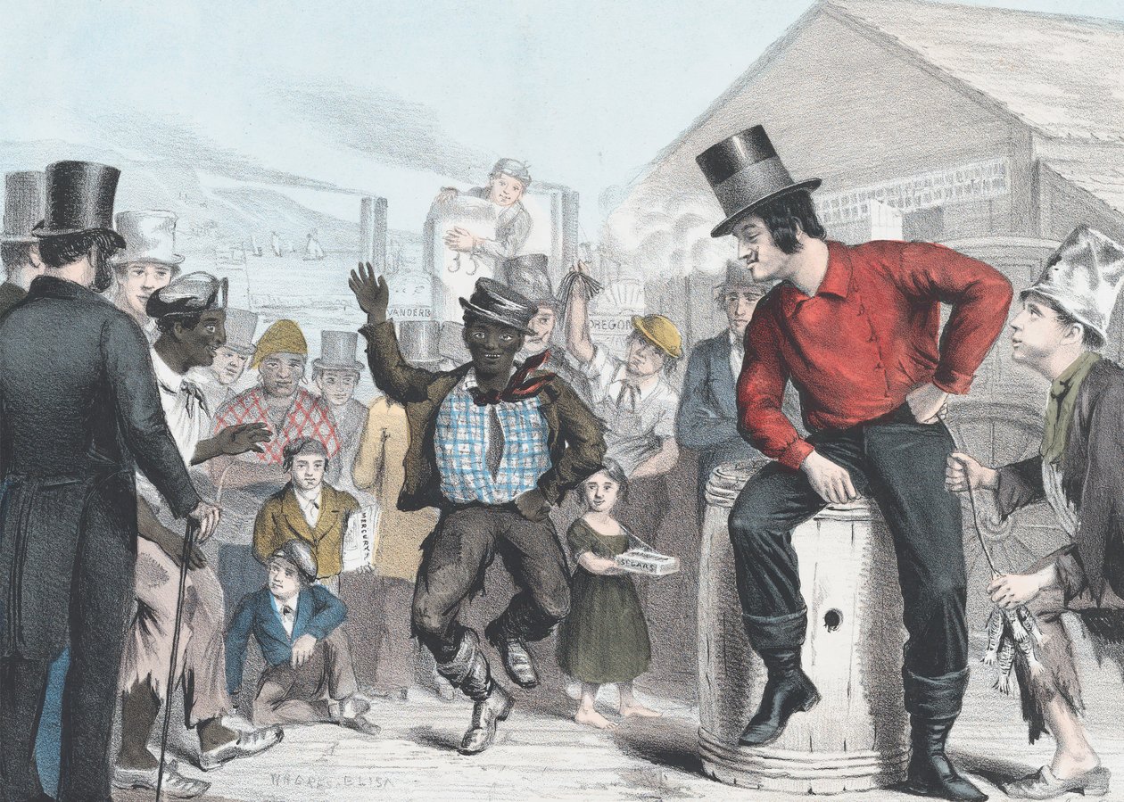 Yılan Balığı için Dans, 1848. by James Brown