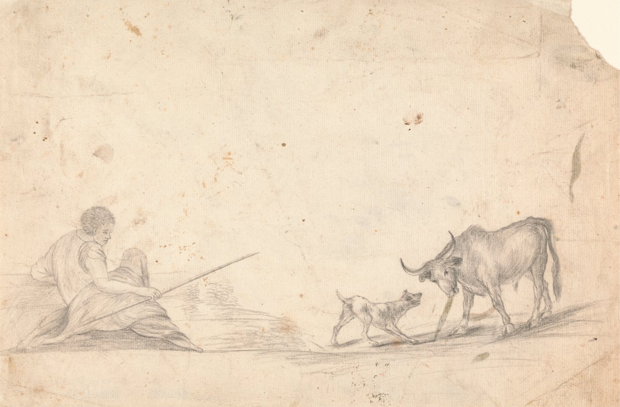 Çoban, Köpek ve İnek by James Bruce