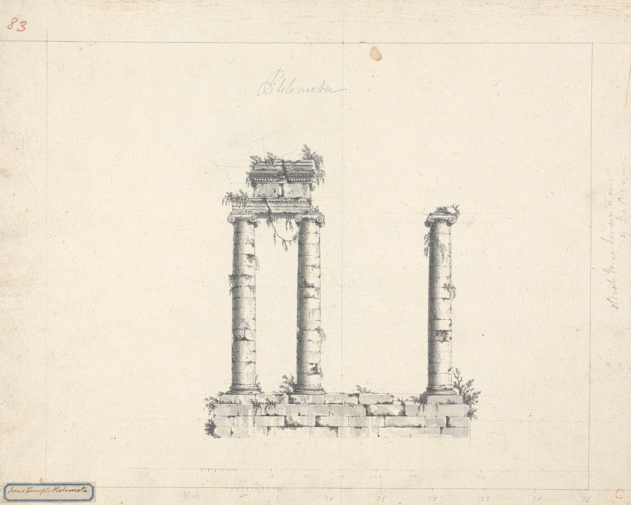 İyon Tapınağı Ptolmeta by James Bruce