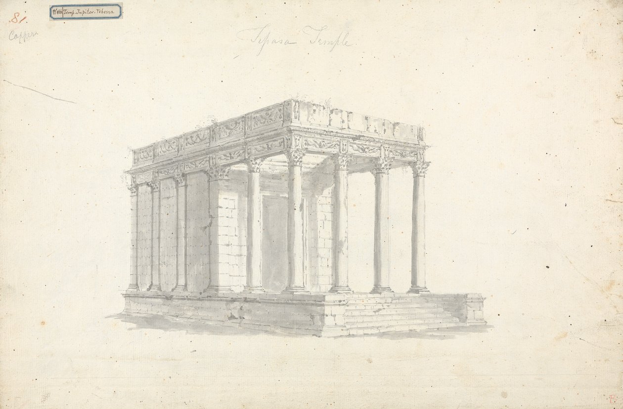 Pl. Thebes'teki VIII Jüpiter Tapınağı by James Bruce