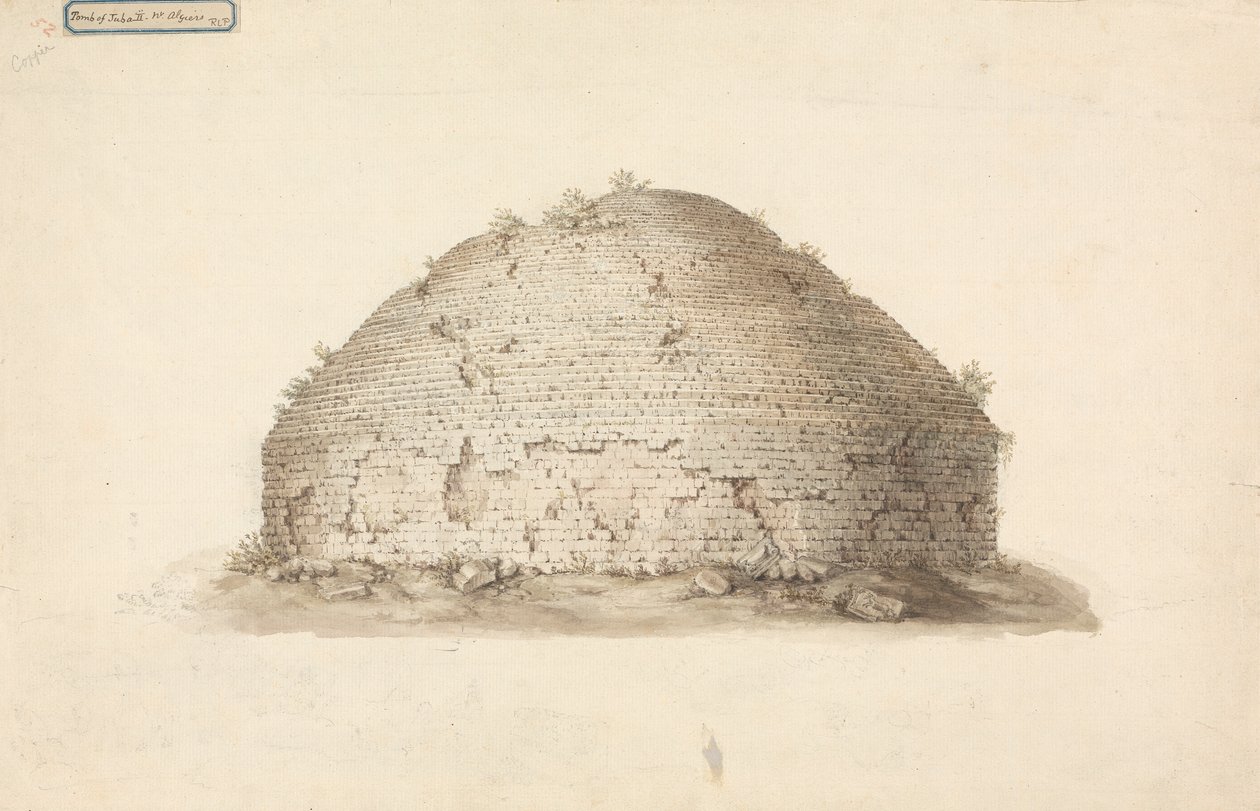 Cezayir yakınlarındaki Juba II Mezarı by James Bruce