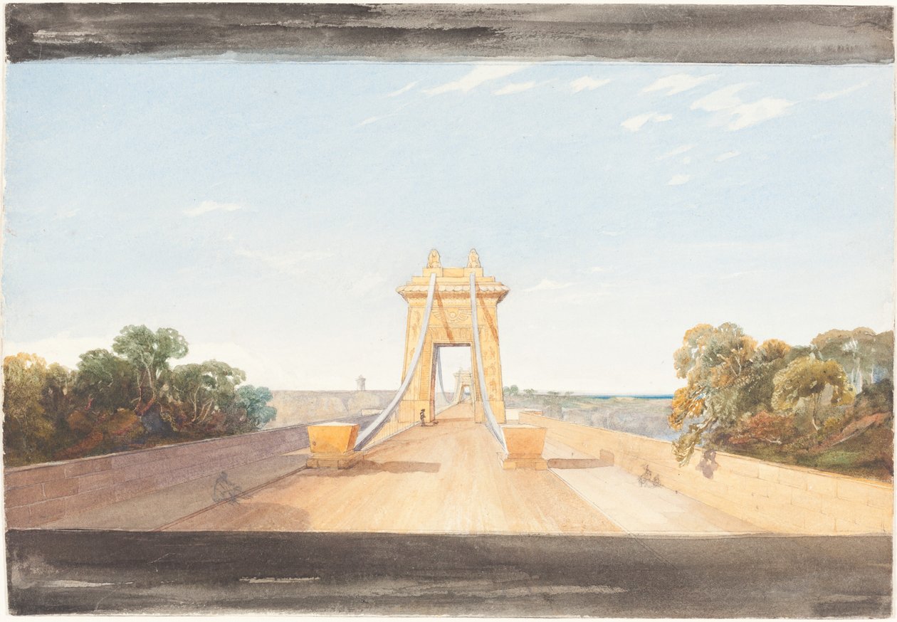Bristol yakınlarındaki Clifton Asma Köprüsü by James Bulwer