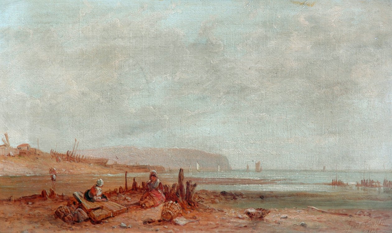 Fransız Sahilinde, 1880 by James Cullett