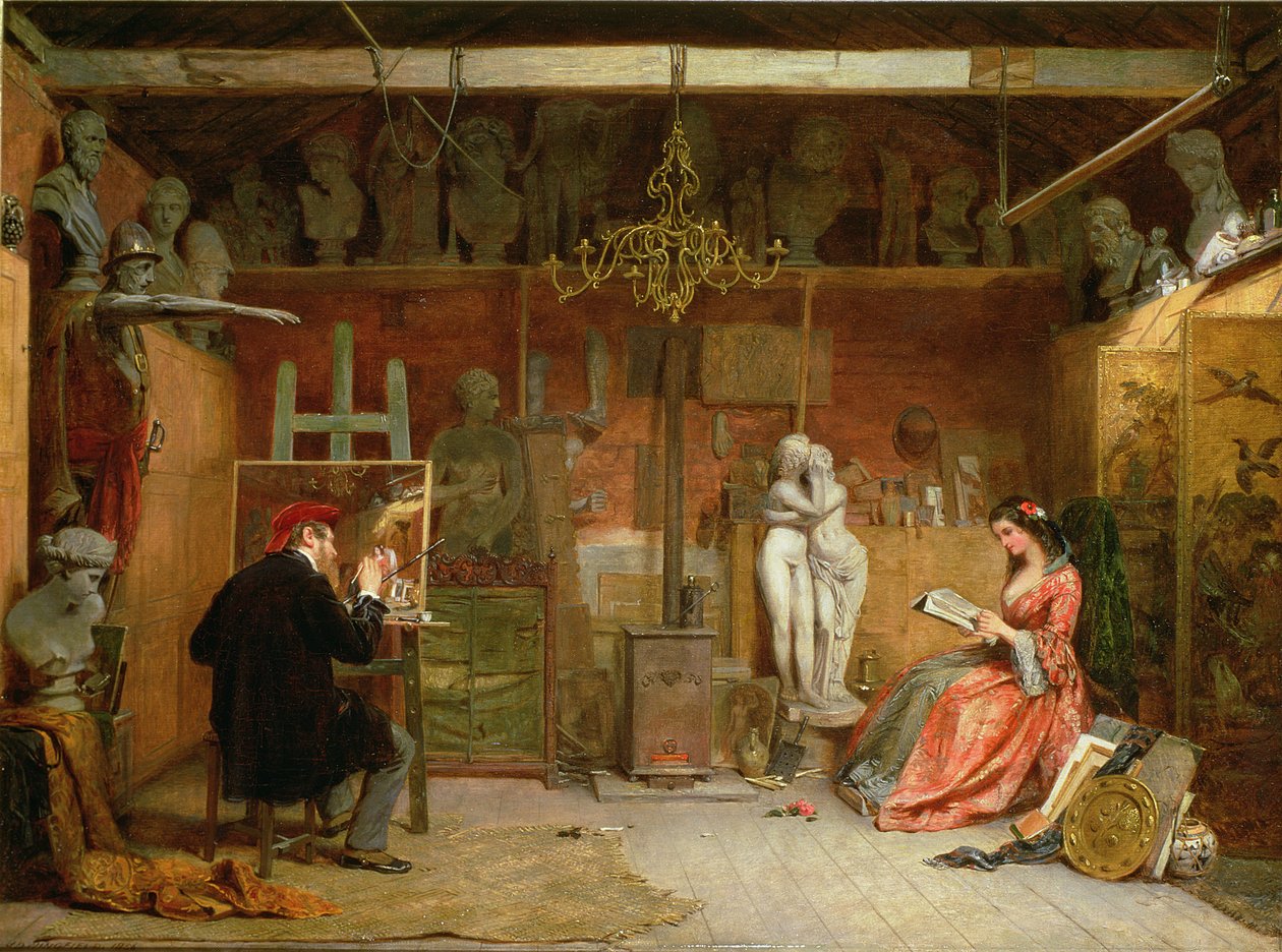 Sanatçının Stüdyosu by James Digman Wingfield