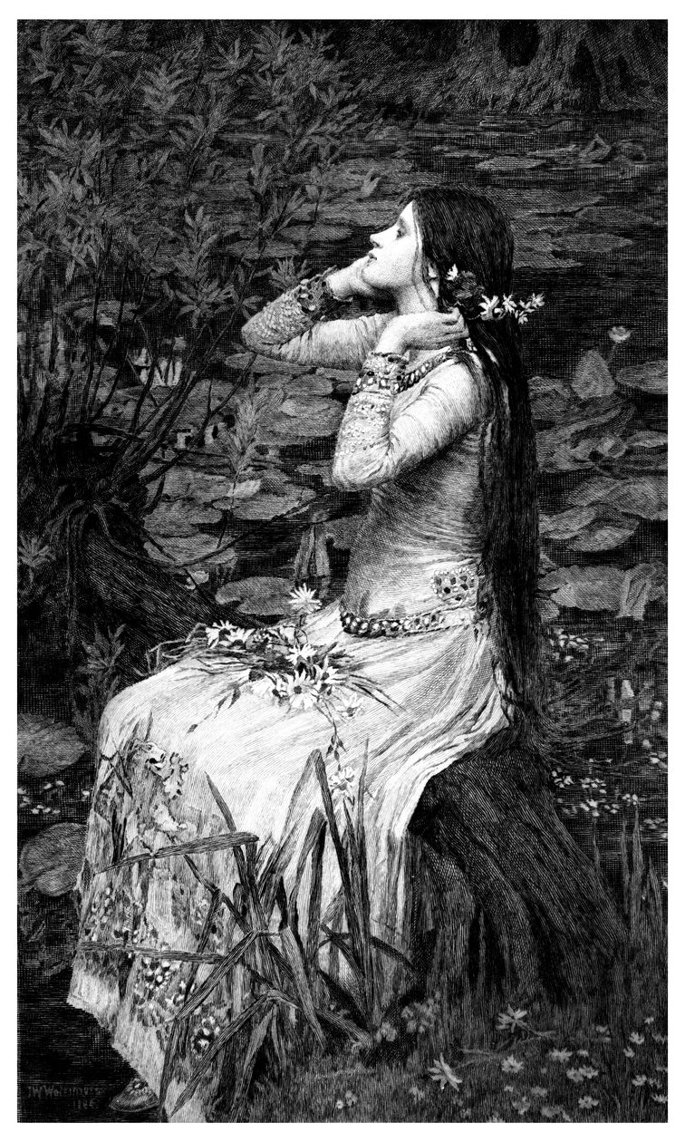 Ofelia, 1895. by James Dobie