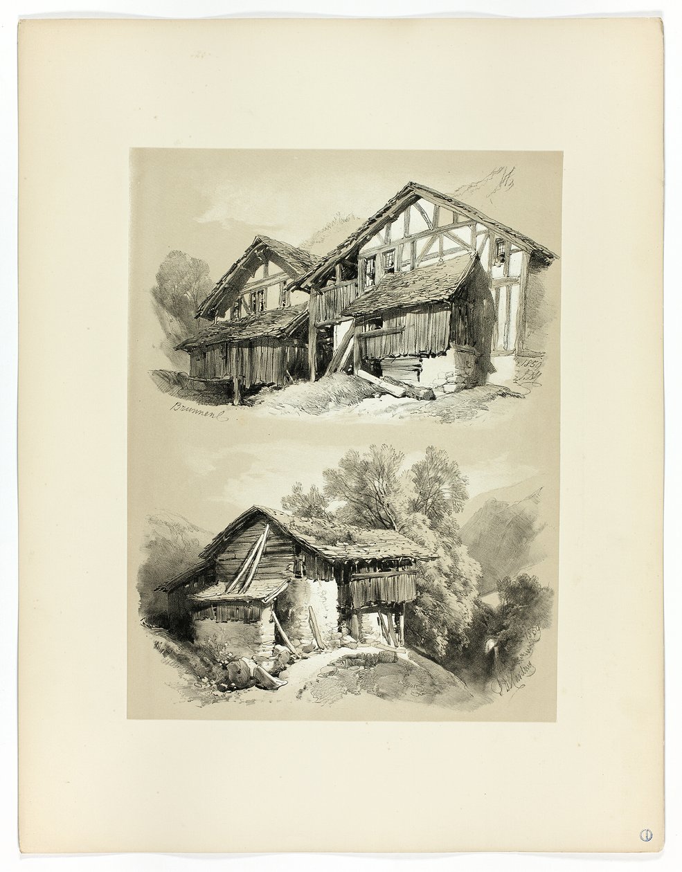 Pitoresk Seçimlerden Brunnen by James Duffield Harding